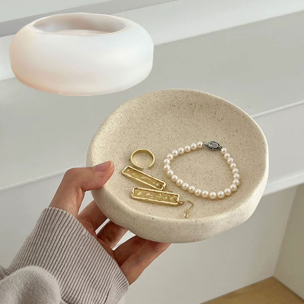 Resin Art Tray - Unique Shape Tray Mold for Cement