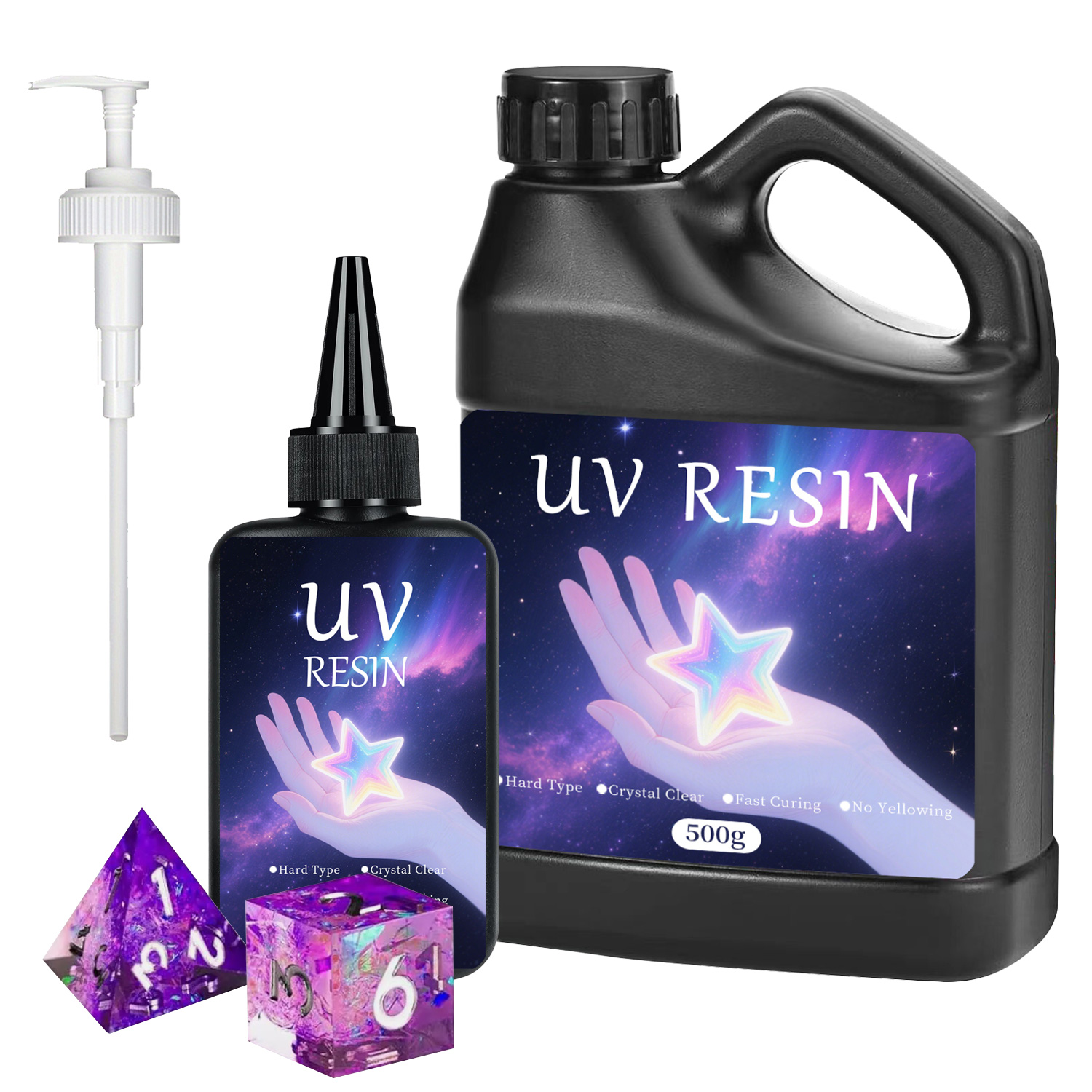 Uv Resin Clear Hard - UV Resin kit with Casting Tools