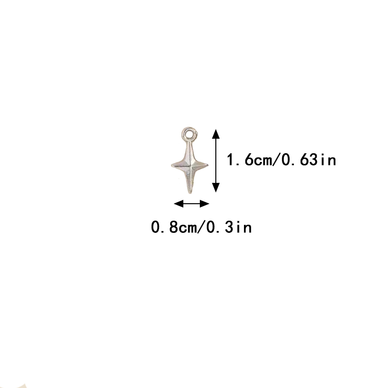 100pcs 16x8mm Charms Shining S - Resin Art Notes review and price