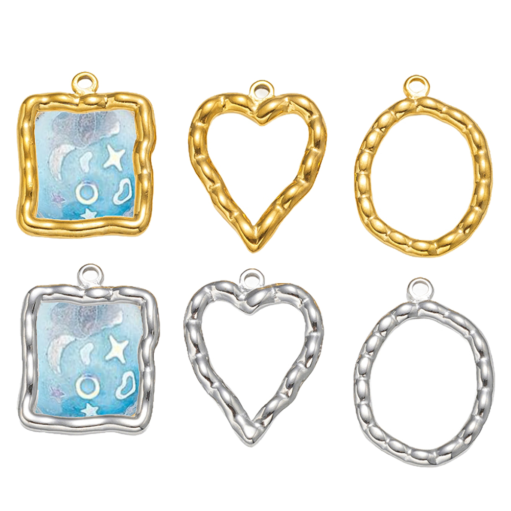 5pcs Stainless Steel Heart Rou - Resin Art Notes review and price