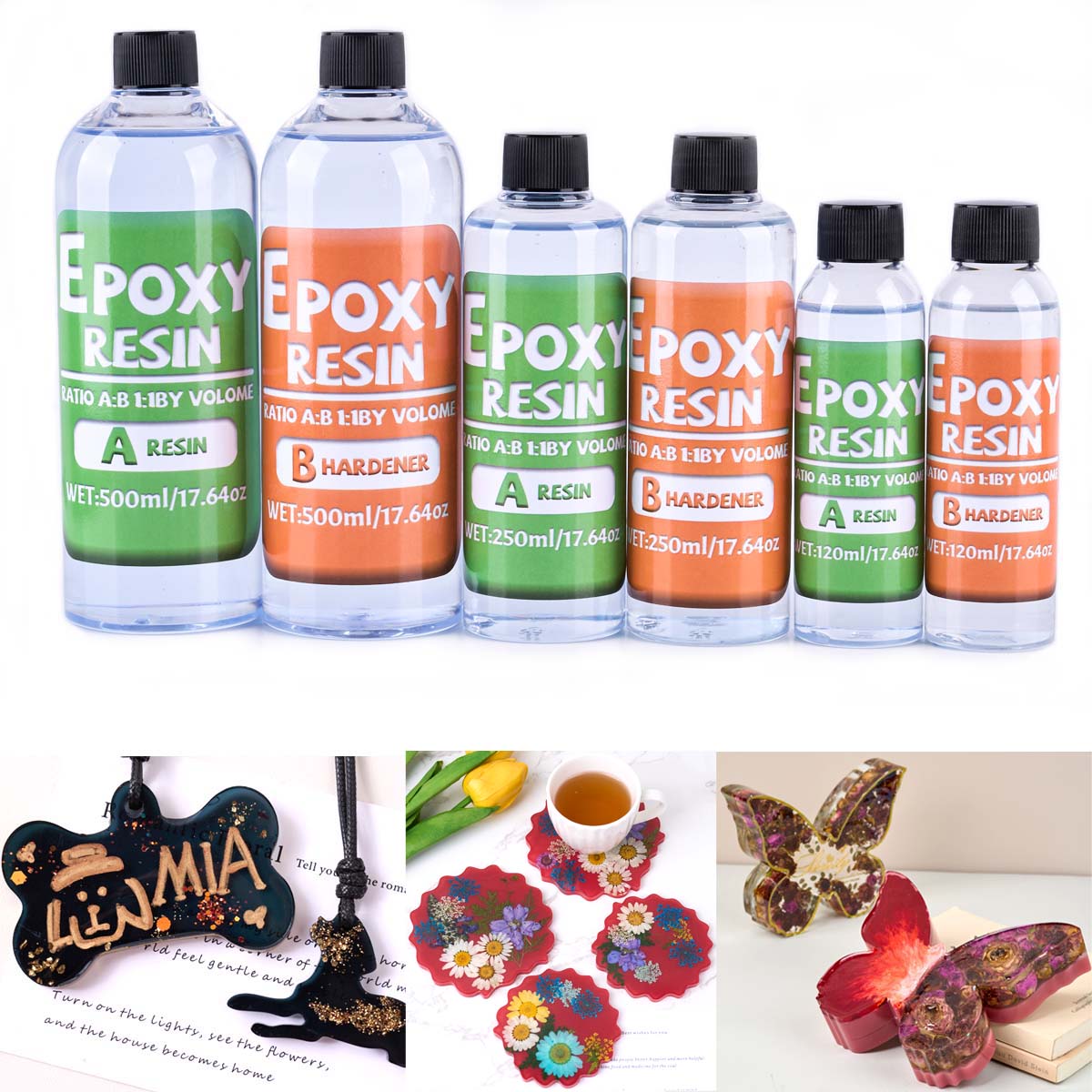 1:1 Ratio Epoxy Resin Kit Anti - Resin Art And Jewelry review and price