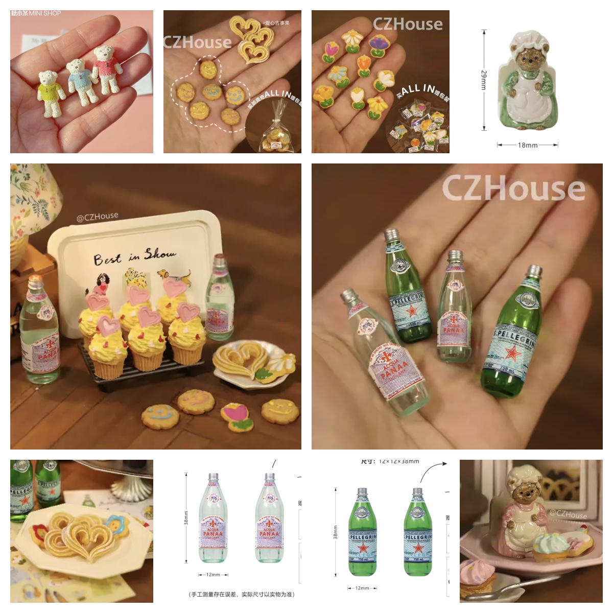 1/6 Scale Miniature Dessert Co - Resin Art Bottle review and price