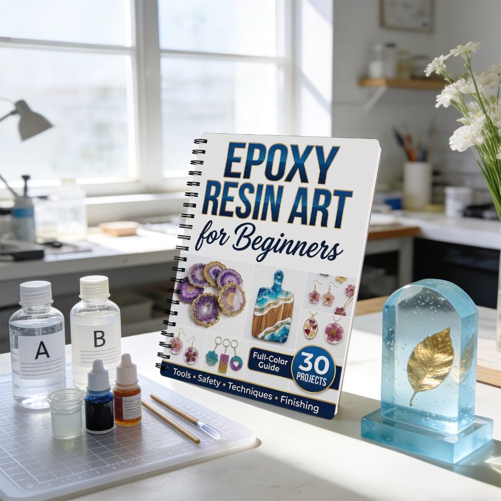 Step-by-Step Epoxy Resin Art H - Resin Art Guide Free review and price