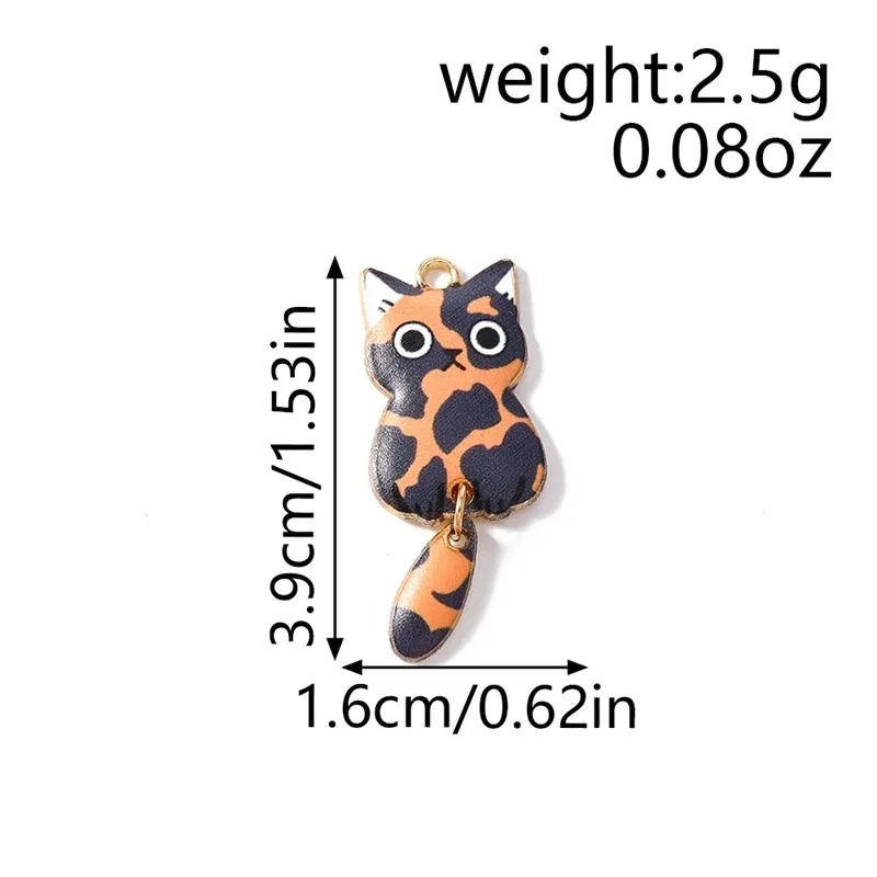 10Pcs 16×39mm Cute Cartoon Cat - Resin Art Notes review and price