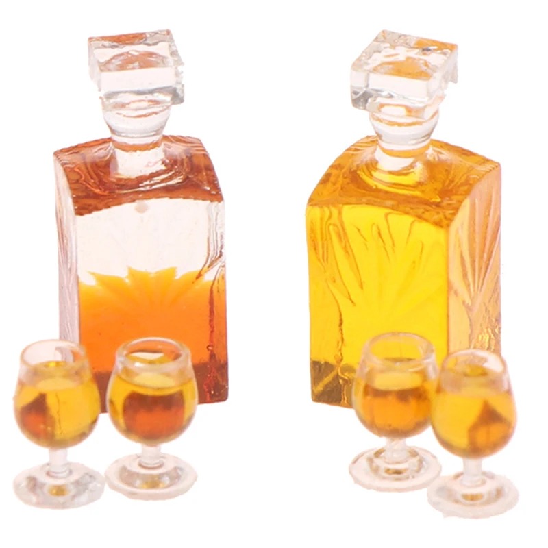 1 Set Cute Mini Wine Bottle Wi - Resin Art Bottle review and price