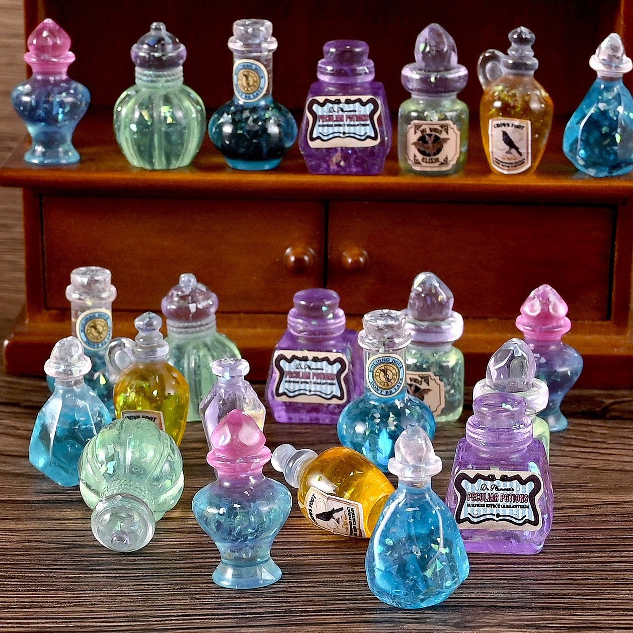 10pcs Dollhouse 1:12 Miniature - Resin Art Bottle review and price