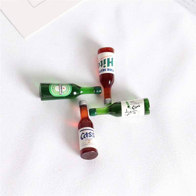 5pcs Dollhouse Mini Beer Bottl - Resin Art Bottle review and price