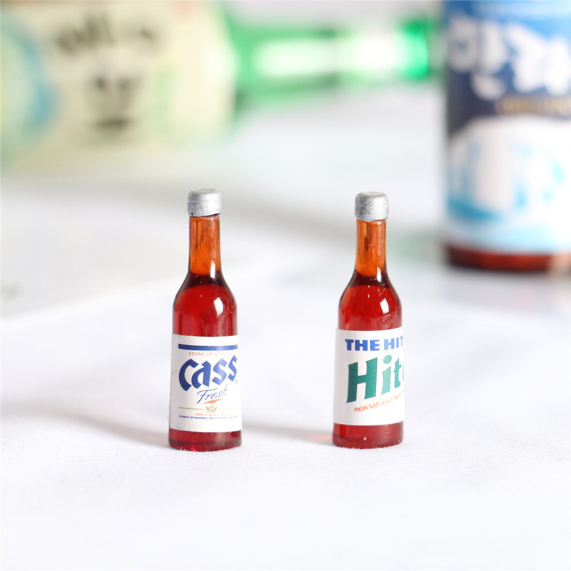 5pcs Dollhouse Mini Beer Bottl - Resin Art Bottle review and price