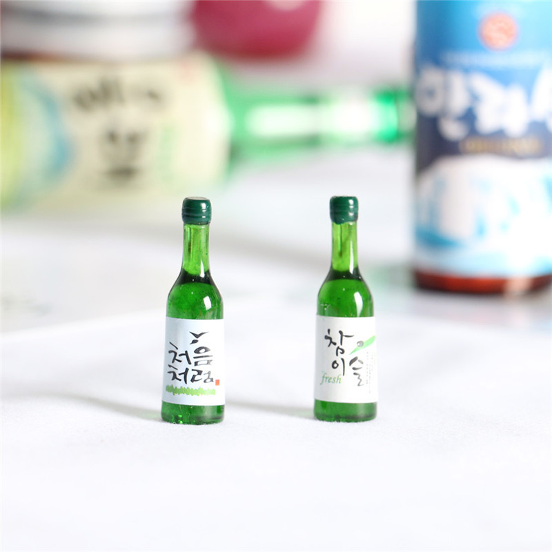 5pcs Dollhouse Mini Beer Bottl - Resin Art Bottle review and price