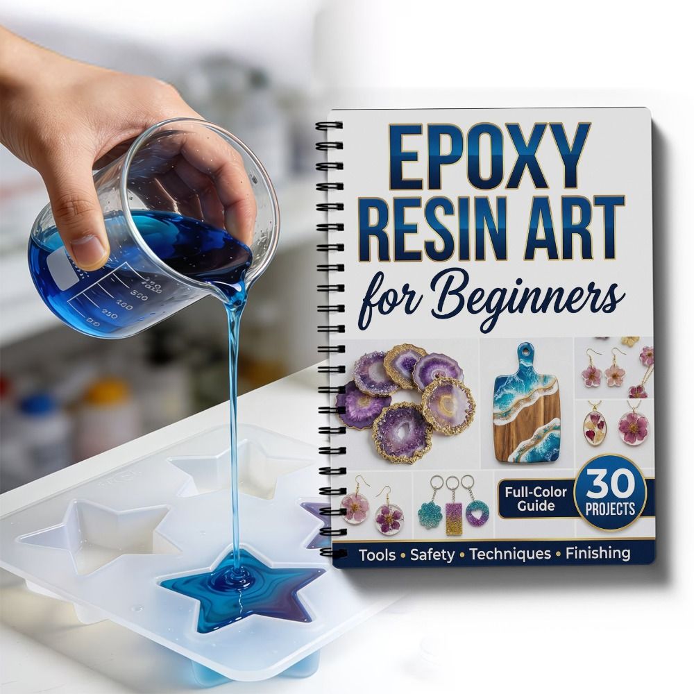 Step-by-Step Epoxy Resin Art H - Resin Art Guide Free review and price
