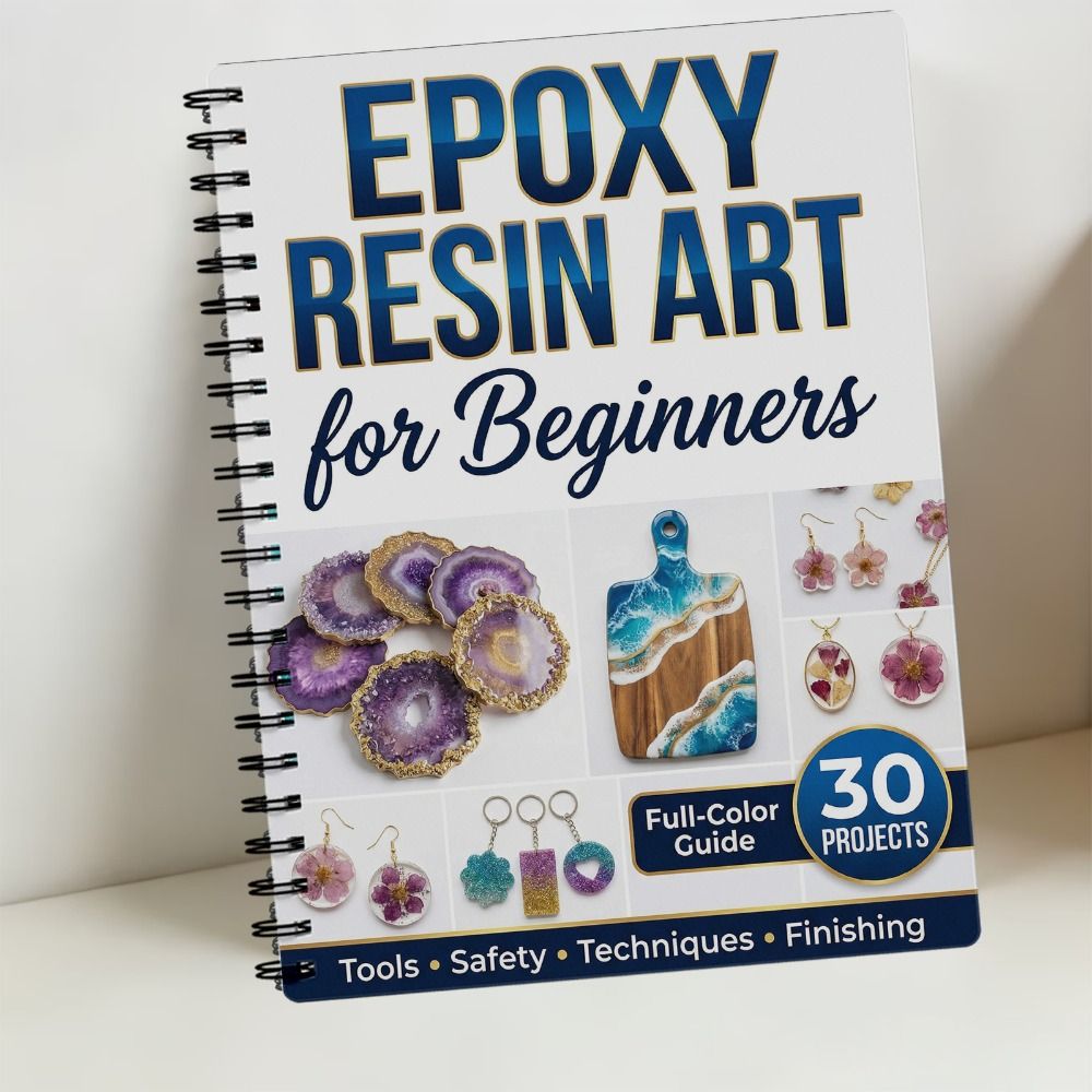 Step-by-Step Epoxy Resin Art H - Resin Art Guide Free review and price