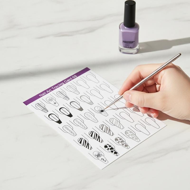 10 Pcs Nail Art Painting Pract - Resin Art Guide Free review and price