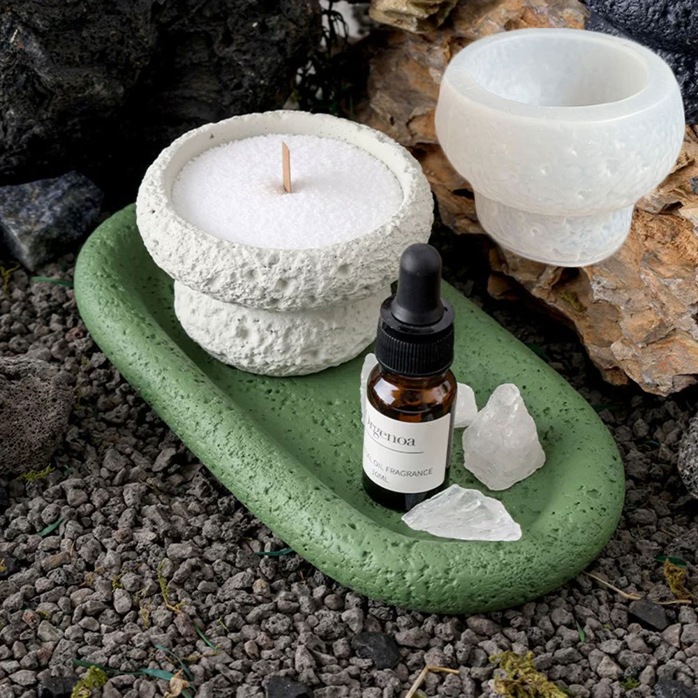 DIY Silicone Candle Holder Mol - Resin Art Tray review and price