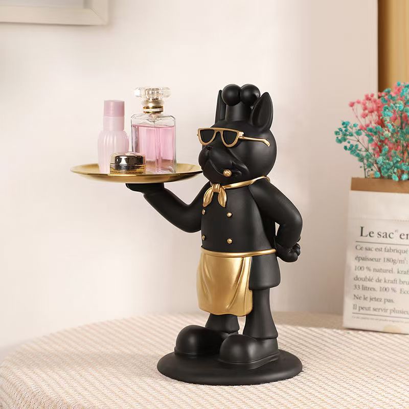 Resin Pirate Chef Statue Tray  - Resin Art Tray review and price
