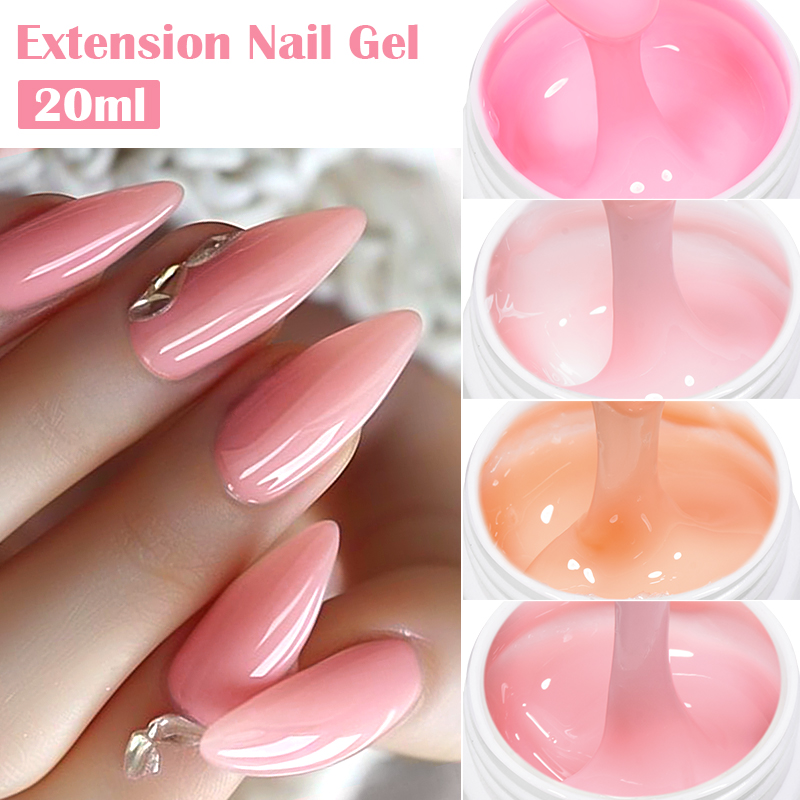 MEET ACROSS 20ml Extension Gel - Uv Resin Clear Hard review and price