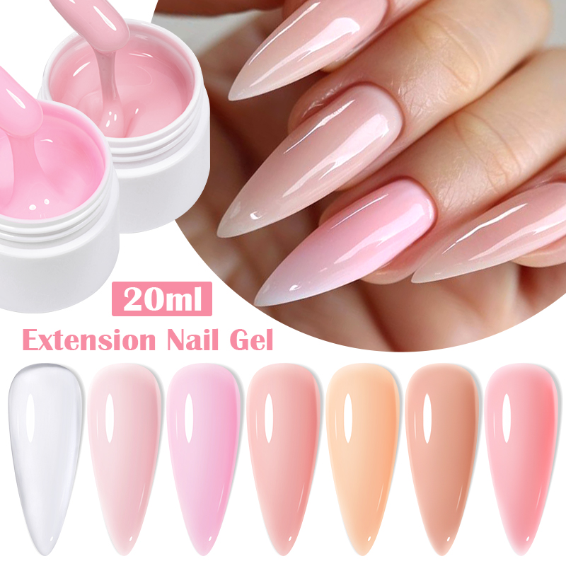 MEET ACROSS 20ml Extension Gel - Uv Resin Clear Hard review and price