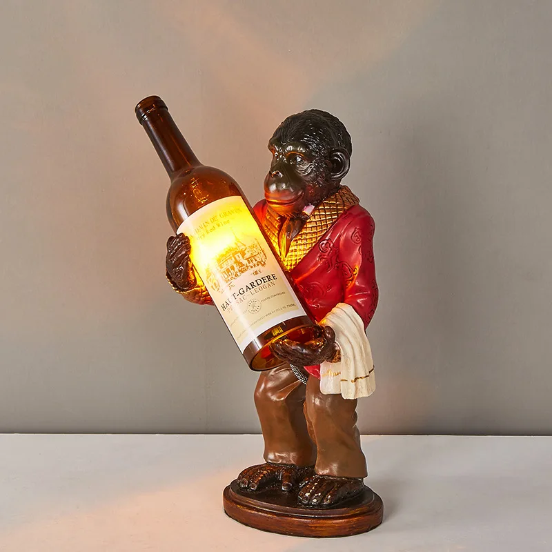 Retro Monkey Lamp Vintage Resi - Resin Art Floor review and price