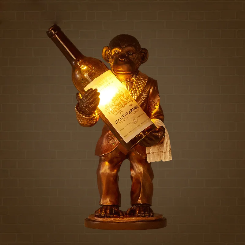 Retro Monkey Lamp Vintage Resi - Resin Art Floor review and price