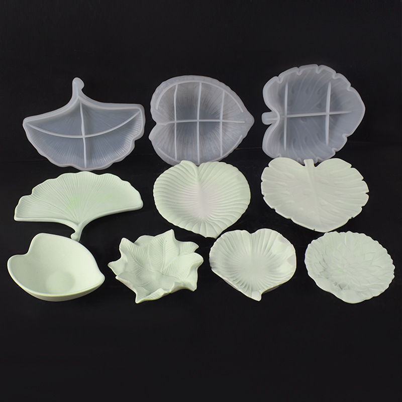 Plaster Cement DIY Leaf Dish M - Resin Art Tray review and price