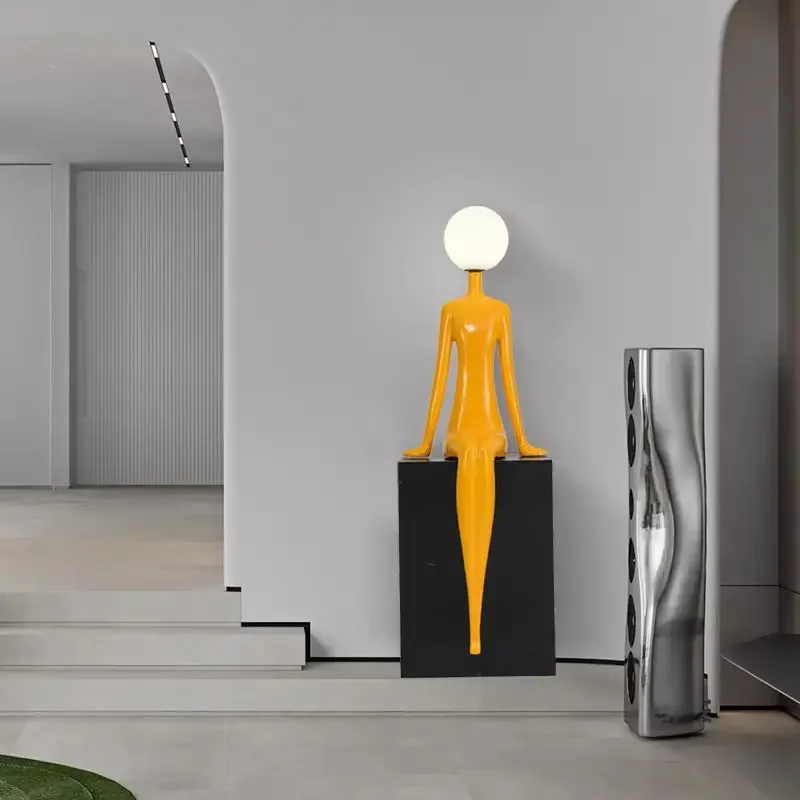 Creative Humanoid Art Sculptur - Resin Art Floor review and price