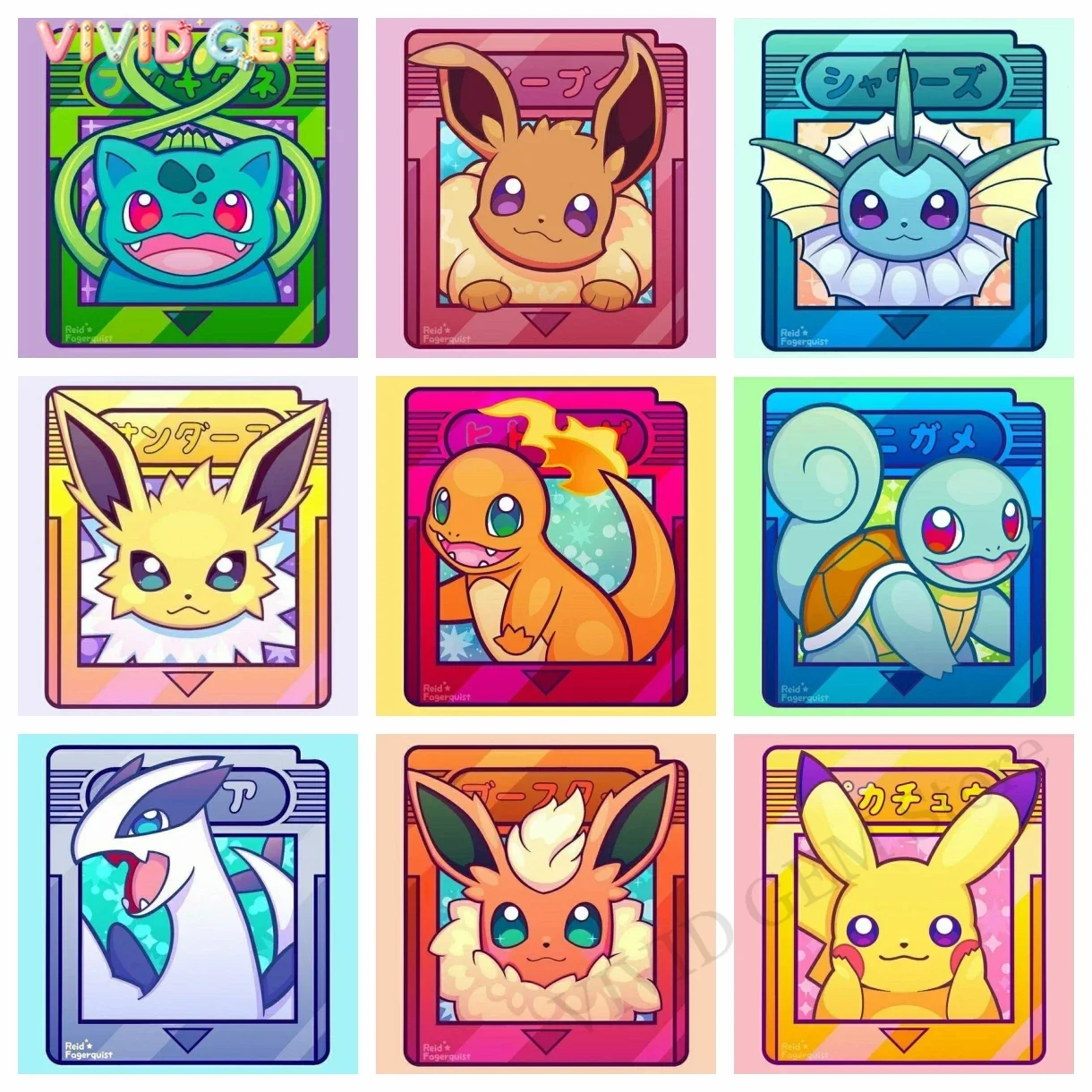 VIVID GEM Pokemon Diamond Pain - Resin Art And Jewelry review and price