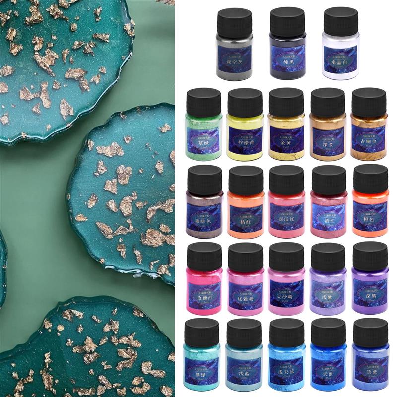 10g/Bottle Pearlescent Powder  - Resin Art Bottle review and price