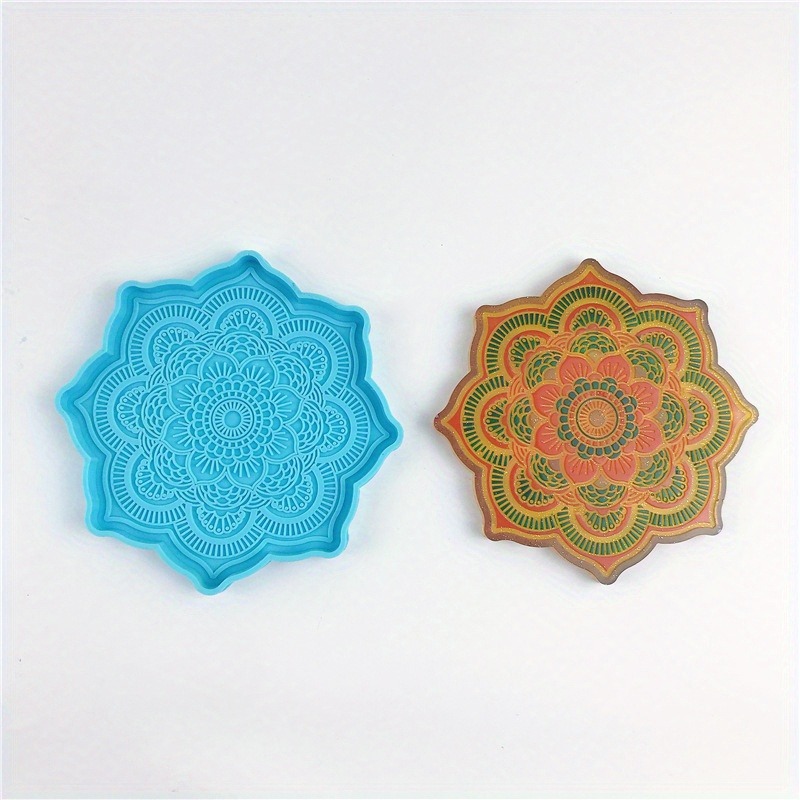 Mandala Coaster Silicone Mold  - Resin Art Tray review and price