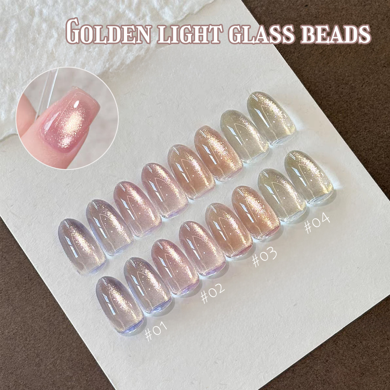 1pcs TC Pink Golden Eye Gel Na - Resin Art Purple review and price