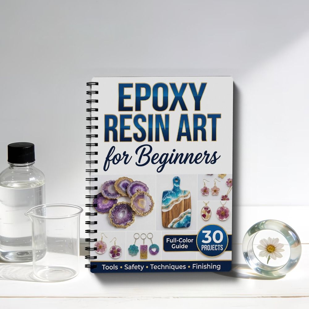 Step-by-Step Epoxy Resin Art H - Resin Art Guide Free review and price