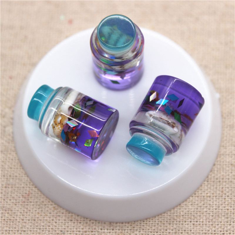10pcs Cute New 3D Resin Drifti - Resin Art Bottle review and price