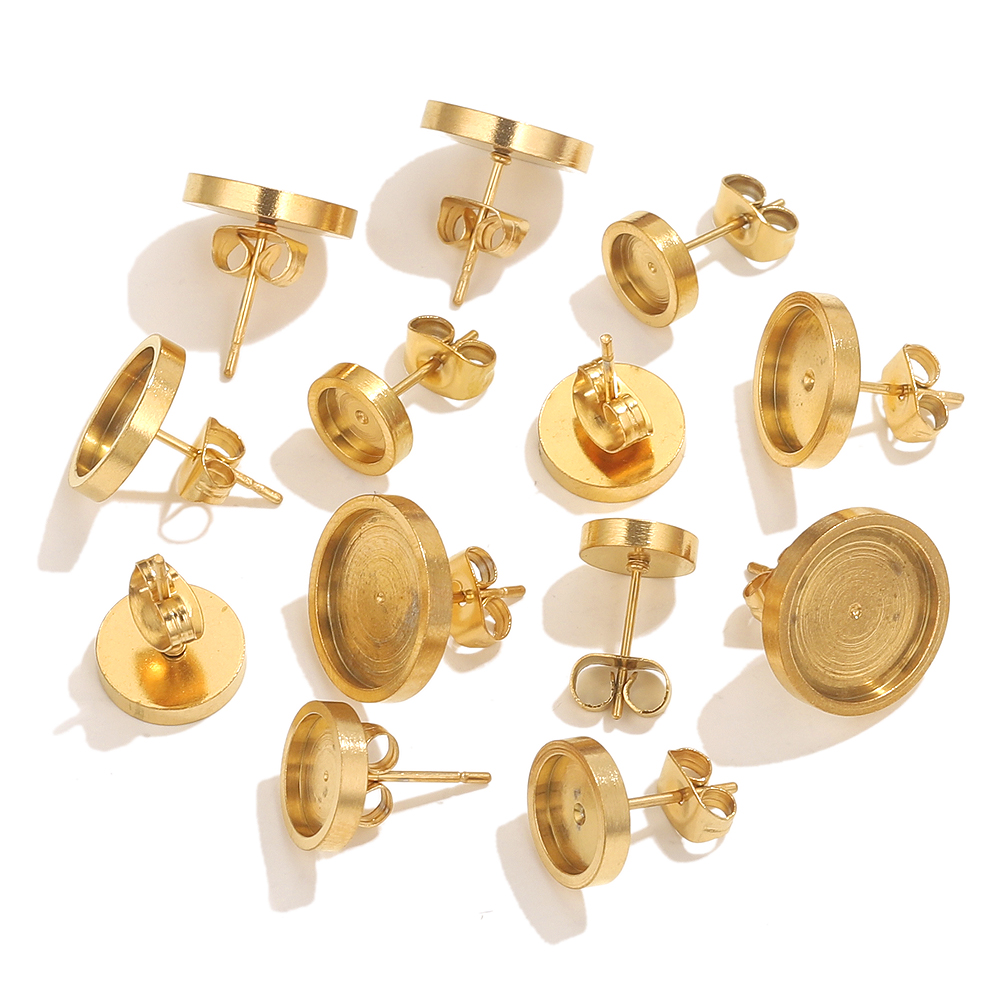 10pcs Stainless Steel Gold Ear - Resin Art Notes review and price