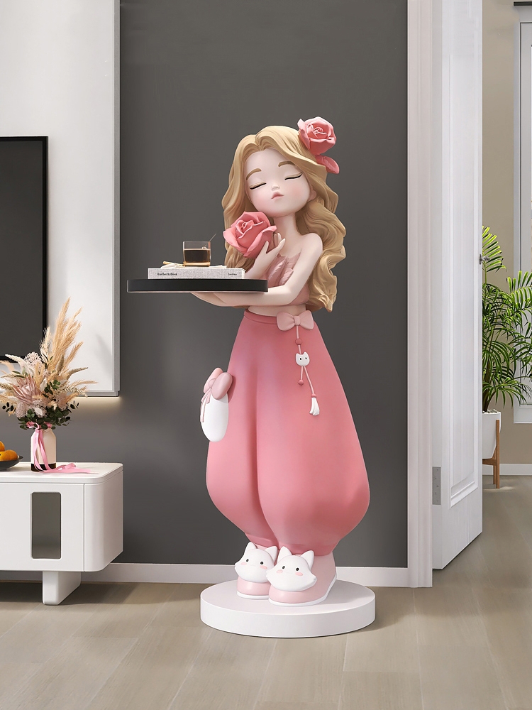 Home Decor Luminous Figurines  - Resin Art Tray review and price